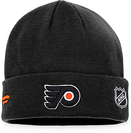 Fanatics NHL Authentic Pro Game Train Cuffed Knit Philadelphia Flyers Beanie Mütze Wollmütze