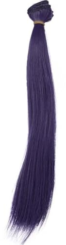 Bjd Perücke 30 * 100 cm Puppenhaar Natrual Schwarz Braun Farbe Für 1/3 1/4 1/6 Puppenhaar Bjd Perücke Puppenhaarbaum