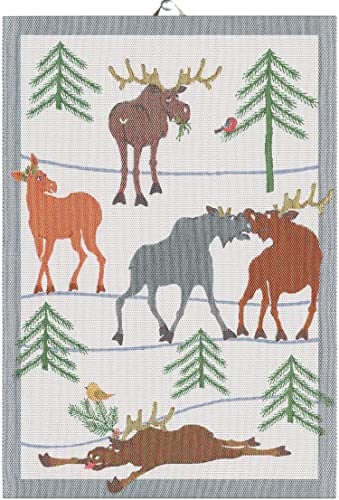 Ekelund - Küchenhandtuch Clumsy Moose 35x50 cm 100% Baumwolle