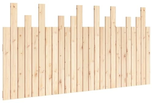 vidaXL Wall Headboard 159.5x3x80 cm Solid Wood Pine