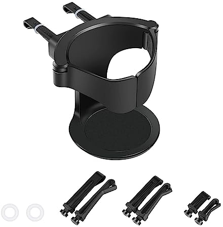 Portabicchieri per Auto, Taozoey Portabottiglie per Auto Condizionatore Bocchette, Porta Bevande per Auto, Porta Tazza Auto Universale Regolabile, per Bevande, Thermos, Caffè, Bottiglia