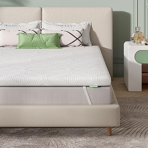 Novilla Matratzen Topper 90x190 5cm Höhe Gel Topper Memory Foam MatratzenTopper für Boxspringbett Wohnwagen Schlafsofa Matratzenauflage Bezug Waschbar Oeko-TEx