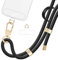 ROCONTRIP Phone Lanyard Crossbody Phone Strap Premium Neck Strap Adjustable Phones Lanyard with Upgrade Metal Buckle and 2 TPU Tether Tabs Compatible with Most Smartphones