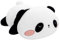 SQEQE Beschwerter Panda-Plüsch für Angst - Niedliches Plüschtier, Weiches Pandabär-Kissen, Spielzeug und Geschenk für Kinder und Erwachsene - 24 cm, 0,4 kg