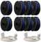 luolety Strimmer Trimmer Spool Line for Ryobi Trimmer, Strimmer Spool Replacement, 1.6mm 8.3m Spool lines for Ryobi RLT4027, RLT4125, RLT5027, RLT6030, RLT5127, RLT6130-5132002670 (8 Spool+1 Cover)