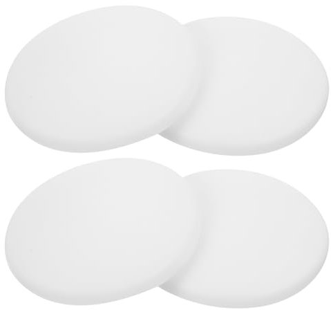 HOMSFOU 4 Pcs Large Silicone Door Insulation Pad Adhesive Door Bumper Wall Protector for Home