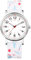 JewelryWe Uhren Damen Silikon Schwesternuhr: 30M Wasserdicht Analog Quarz Armbanduhr Frauen Medizinische Muster Weiß Gummi Armband Uhr mit Digital Zifferblatt für Krankenschwester Ärzte Sanitäter