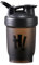 Vllcsla Protein Shaker Bottle Small 350ml BPA Free Leak-proof with Mixing Ball and Measurements, Shaker Bottle for Protein Shakes 350ml, Odourless Mini Water Bottle for Protein Shake, Black
