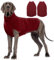 Katzinst Hundepullover für Große Hunde - Dickes Material Strickwaren Haustiermantel für Winter, Fleece für Dobermann, Deutsche Dogge - Rot, 4XL