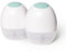 MAM Move Doppel-Milchpumpe, tragbar, elektrische Milchpumpe ohne Schläuche oder Kabel, mit 3 Betriebsmodi und 5 Intensitätsstufen, Schale aus SkinSoft Silikon, anpassbar an 4 Größen
