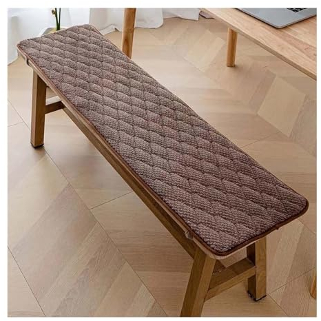 Bankauflage, Sitzkissen Bank, Bankkissen Outdoor, Sitzpolster Indoor, Gartenbank Kissen 120, 90x50, 150x45, 150x55, 150 x 40, Sitzauflage Bank für Garten, Terrasse, Schaukel Fensterbank(Coffee 1o,120x