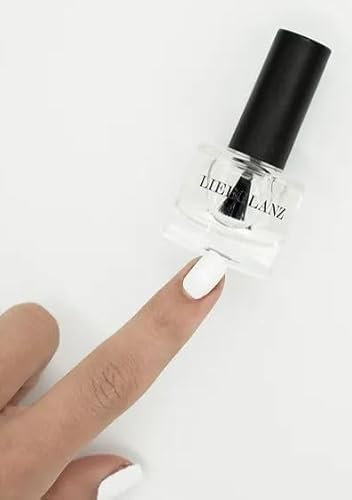 Liebglanz, Veganer Nagellack, Top Coat (Überlack), 100% Vegan, Schadstoffarm und Tierversuchsfrei, Made in Germany, 8ml