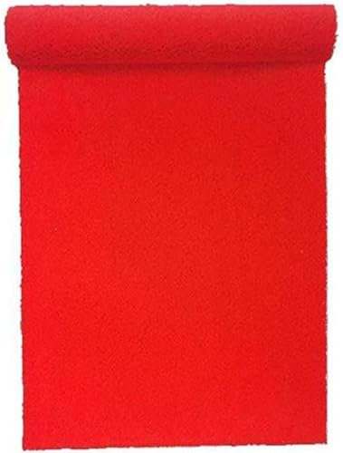 KJoBDwz Erba Sintetica Tappeto erboso in erba artificiale sintetica Realistico tappeto erboso in erba sintetica for parchi giochi, tappeto erboso, decorazione da giardino tappeto erboso(Rosso,39.40X78