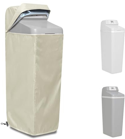 Copertura per addolcitore d'acqua YANGSHILEI per addolcitore a grani WHES30E/WHES40E, parte superiore apribile, facile da usare, installazione senza rimozione per protezione UV e antipolvere degli