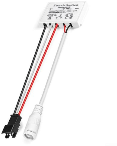 Sensor táctil del interruptor de la luz del espejo del botón inteligente, instalación de la luz del espejo (D)