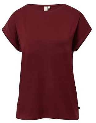 s.Oliver Damen T-Shirt – Loose Fit, Lyocellmix-Jersey, Fledermausärmel