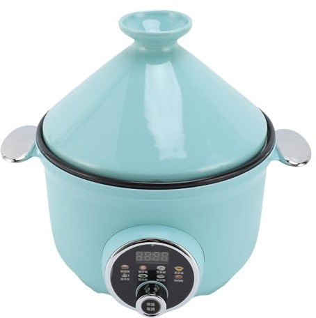 HEEPDD Tagine Marocain, Autocuiseur Intelligent en Céramique avec Pot Intérieur Non Bâton, capacité de 3,2 L pour les Repas de Famille (Plug UE 220V)