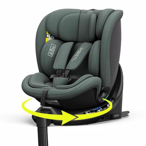 OWEN 360Comfy Kindersitz 360° drehbar Isofix Reboarder 0-36 kg – Grün