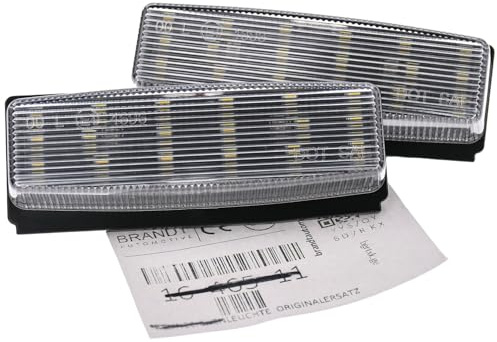 BRANDT AUTOMOTIVE Kennzeichenleuchten LED kompatibel mit Fiat 124 Spider I 17-20 Mazda MX-5 III NC 06-15