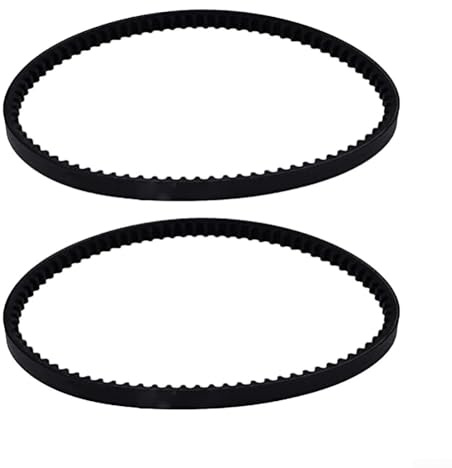 Lot de 2 courroies d'arbre de prise de force pour tondeuse à gazon Kubota G3200 G4200 G5200 G6200, 81,3 cm, remplace 66021-25080 70000-74006 66021-25000, courroie d'entraînement en caoutchouc durable
