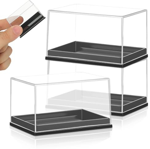 STOBAZA Kleiner Würfelbehälter Mineralienprobenkoffer Mineralienvitrine