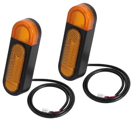 Tmboryuu Lenker LED, Lichtersatz, wasserdicht, Roller Sicherheit für Nachtfahrten und schnelle, LED Links/Rechts