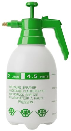 Pulverizador de Agua 2L para Plantas JAMAX – Botella Pulverizadora Presión Manual, Ideal para Jabón Potásico, Herbicida y Cuidado de Jardín | Spray Ajustable, Pulverizador a presion (2 litros)