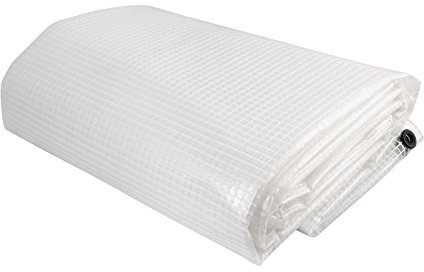 Cogex 82673 Lona reforzada (160 g, 4 x 5 m), transparente