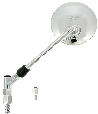 Vicma Mirror Round Shape Left/Right M10 Chrome