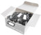 Wedo 262801800 Porte-clés plastique (avec anneau, interchangeables Étiquettes) Lot de 100 noir