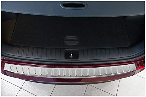 teileplus24 L541 Ladekantenschutz V2A Edelstahl kompatibel mit Hyundai Tucson 2 2015-2018 Abkantung