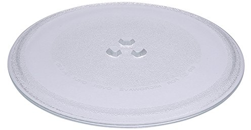 First4Spares - Vassoio di ricambio in vetro per forno a microonde Panasonic, 255 mm, 25,5 cm (255 mm)