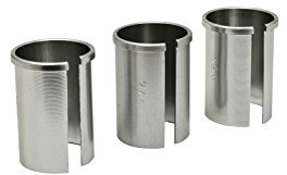 Büchel Fahrrad Distanzhülsen für Sattelstützen, 3er Set, silber, 96000