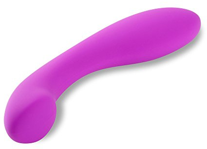 MOQQA Cliff - Dildo stimolatore vaginale e punto G in silicone impermeabile a 2 braccia - Stimolatore clitoride per Lei - viola/verde/fuchsia