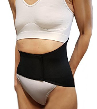 CORSETTO LOMBARE CON SAGOMATURA ADDOMINALE BASSA -Nero, XL (98-108 cm.)- Supporto Ortopedico Steccato, Fascia Cintura 4 Stecche, Tutore Schiena, Busto Sostegno Correttore Posturale - UNISEX Uomo Donna