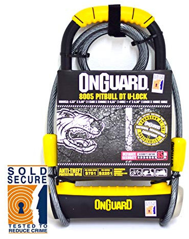 OnGuard Pitbull DT 8005 Bike Lock & Cable