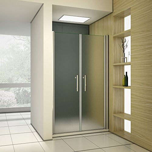 Porte de douche 70x197cm pivotante en niche modèle de Voulis