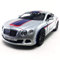 Kinsmart 2012 Bentley Continental GT Geschwindigkeit Modellauto 1:38 Scale DieCast Metallöffnungstüren Glänzende Qualität Farbe Detaillierte Innen Pullback Go Action Collectors Modellauto (Silber)