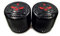 Copri dado albero forcella anteriore for Harley Road Glide Road King Street Glide Electra Glide Ultra Limited Dyna V-ROD Sportster Softail Fat Boy Breakout 1.1 ID 4.3 cm H Nero 2 Pack