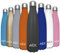 AEX Stainless Steel Double Walled Vacuum Flask 1000ml Black Matt - Hot & Cold Sports & Office Drink Bottle
