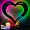 LED Herzen Love RGB Farbwechsel Eheringe Hochzeitsgeschenk - Mit 16 Farben USB App Bedienung/Musikgesteuert - personalisiert mit Wunschnamen - Liebesbeweise Herz - Für Braut Bräutigam