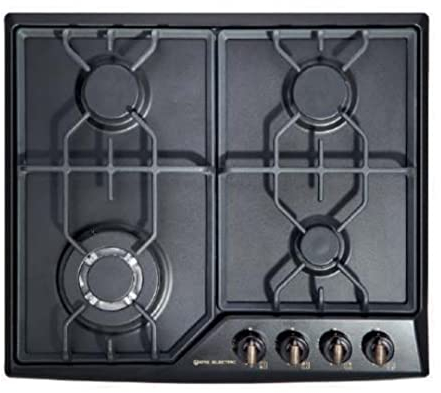 Fornello a gas stile rustico EMH46RN nero