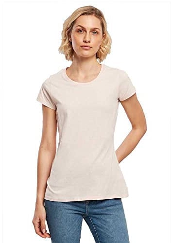 Build Your Brand Femme Basique pour T-Shirt, Rose, XXL EU