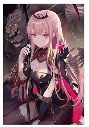 RIPEX Mori Calliope Anime-Poster Leinwand Poster Schlafzimmer Dekor Sport Landschaft Büro Zimmer Dekor Geschenk ohne Rahmen