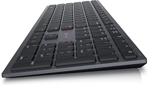 DELL KB900 keyboard RF Wireless + Bluetooth QWERTY UK English Graphite