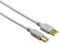 Hama USB-A zu USB-B Kabel - 1,5m, Typ A/B, 2.0, 480Mbit/s, Vergoldet, Grau