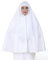 SweetNeedle Ihram Ehram Ahram für Damen für Hadsch und Umra mit Hijab Cap aus 100% natürlicher, gekämmter Baumwolle, weiß, One size