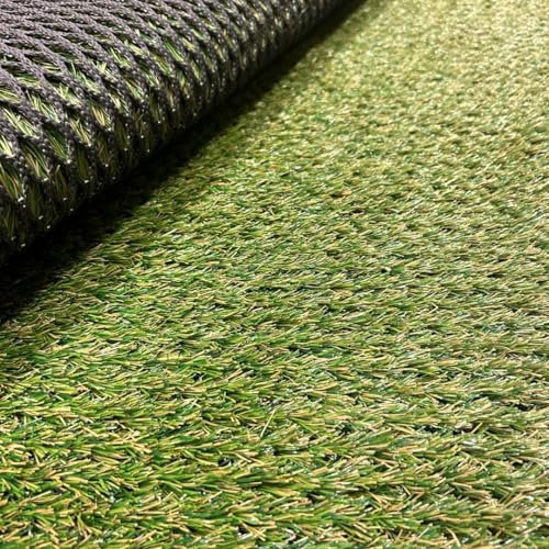 Play Smart UK Hybrid Grass Smart – Gazon artificiel hybride réaliste – 1 m x 1 m – Hauteur des poils : 22 mm – Gazon astro hybride de qualité supérieure adapté aux chiens