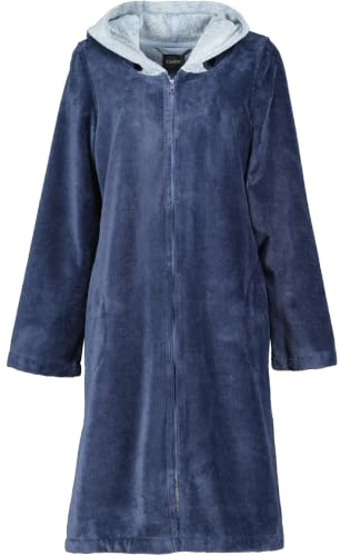 Cawö Bademäntel Damen Kurzmantel mit Kapuze Kapuze 841 sea - 10 L