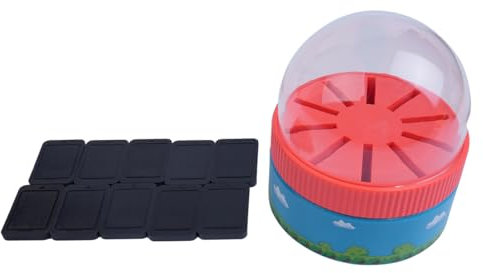 Ieron Custodia per schede rotante, scatola per riporre i giochi per PS Vita, custodia per schede rotante con 10 slot per schede, supporto per cartucce di gioco per Nintendo Switch, PS Vita